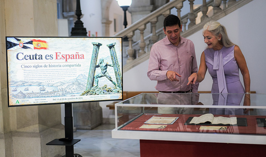 Imagen de la noticia: El Archivo Histórico de Sevilla expone siete documentos sobre cinco siglos de historia compartida con Ceuta