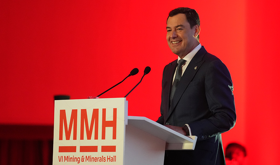 Imagen de la noticia: Moreno destaca el peso de la minería andaluza en la sexta edición del Mining and Minerals Hall