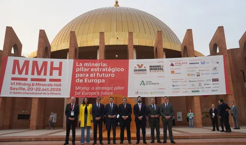 Imagen de la noticia: Moreno destaca el peso de la minería andaluza en la sexta edición del Mining and Minerals Hall