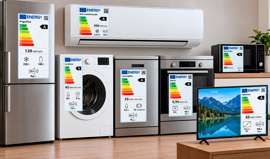 Imagen de la noticia: Consumo aconseja mirar la etiqueta energética antes de comprar un electrodoméstico